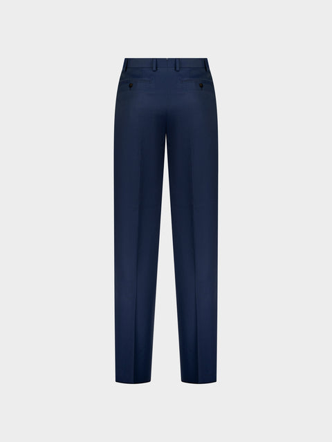 Virgin Wool Suit  jacket and pant in Blu Notte