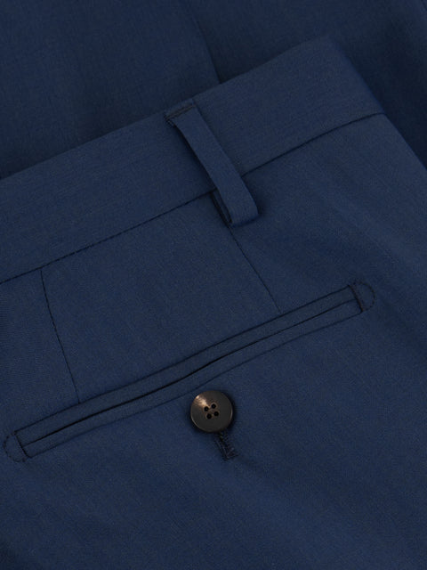 Virgin Wool Suit  jacket and pant in Blu Notte