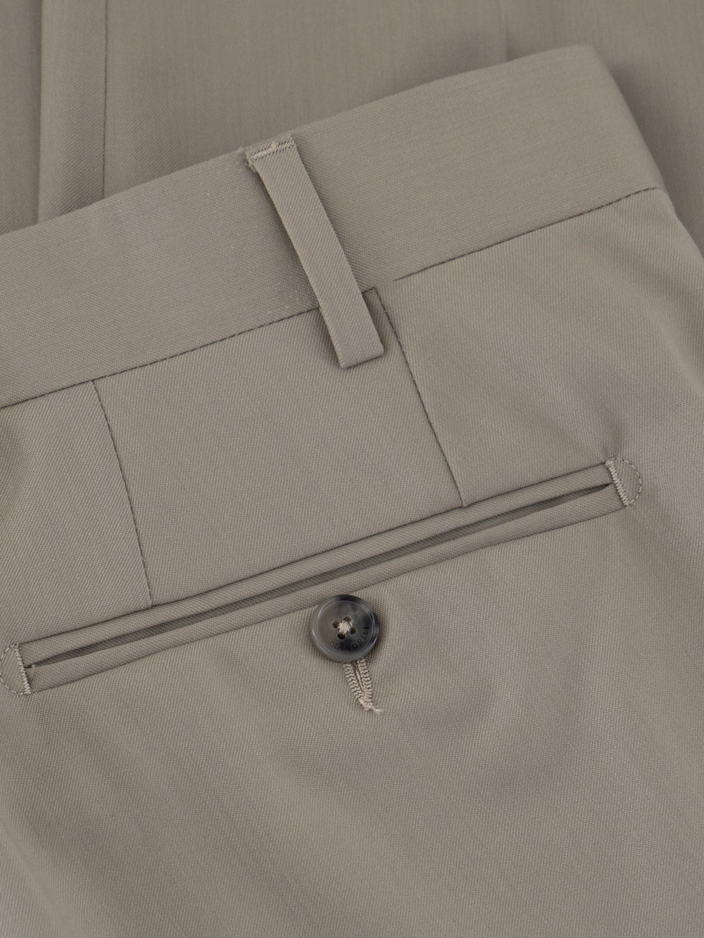 Virgin Wool Trousers in Mink