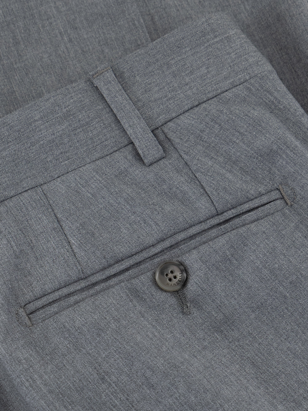 Virgin Wool Trousers in Grigio