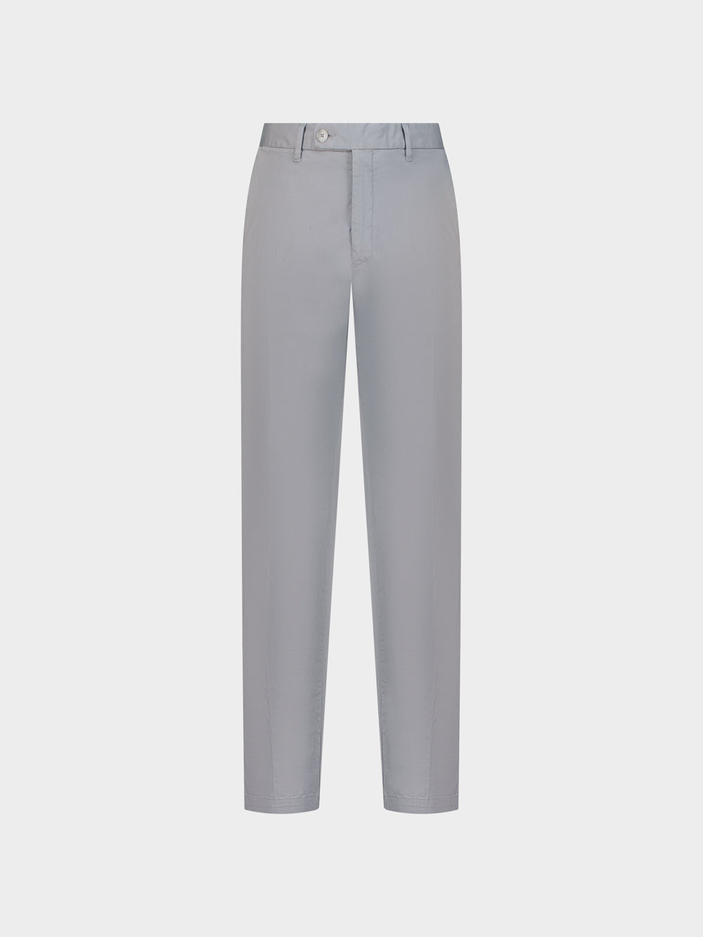 Virgin Wool Trousers in Light Grey