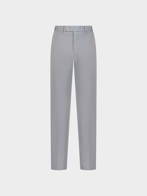 Virgin Wool Trousers in Light Grey