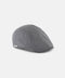 Mandelli Pure Cashmere Flat Cap — Gunmetal, view 2