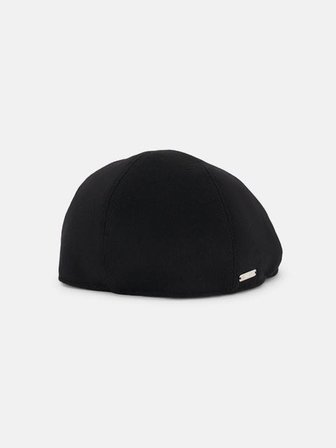 Cashmere Flat Cap- Navy
