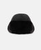 Cashmere Cap with Mink Trim – Black