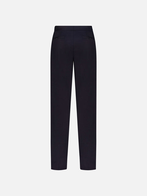 Wool Comfort Trousers – Deep Navy