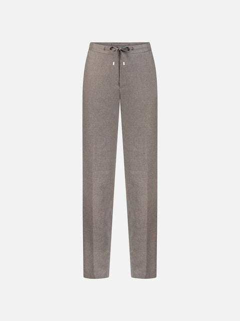 Wool Jogging Pants - Sand