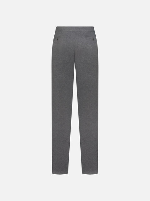 Pure Cashmere Lounge Trousers – Medium Grey