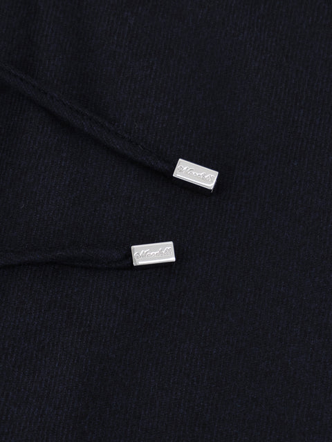 Wool & Cashmere Jogging Pants-Navy Blue