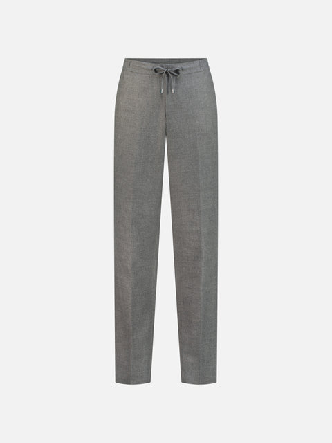 Wool & Cashmere Jogging Pants - Gray