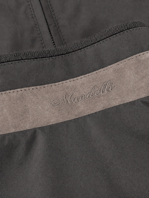 Nylon Wind Break Blouson — Moro Brown