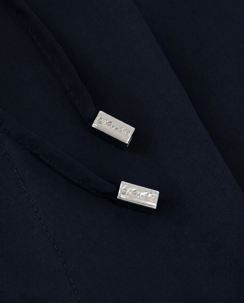 Pure Wool Tailored Trousers - Deep Navy