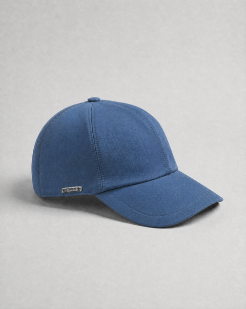 Pure Wool Fabric Cap - Blue