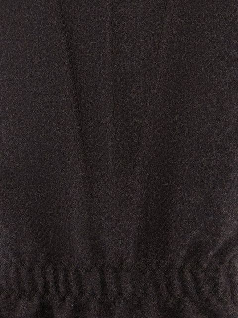 Wool & Cashmere Gloves – Dark Brown