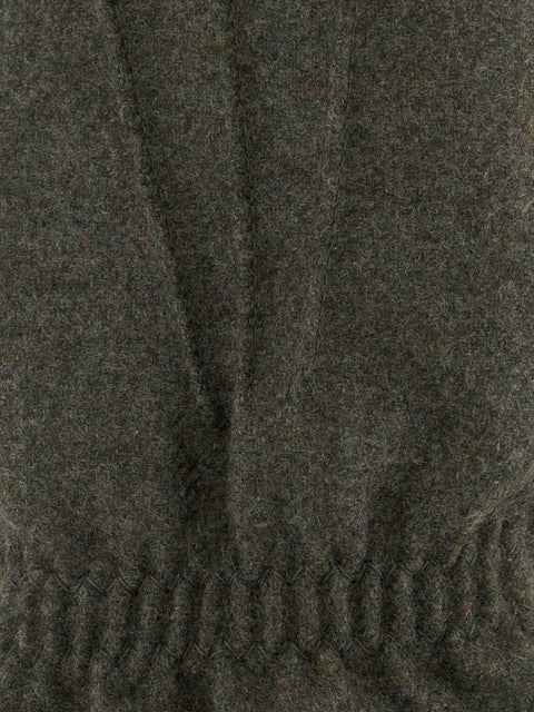 Wool & Cashmere Gloves – Dark Green