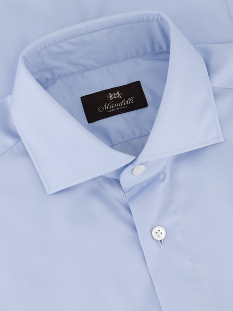 Cotton Shirt in Blu