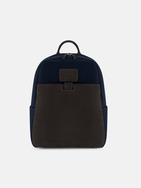 Wool & Cashmere Backpack – Navy Blue