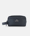 Mandelli BRAND Grained Leather Hand Bag — Navy