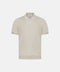 Silk & Cotton Knitted Polo with Zip – Sahara