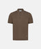 Silk & Cotton Knitted Polo with Buttons – Honey