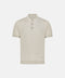 Silk & Cotton Knitted Polo with Buttons – Sahara