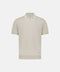 Silk & Cotton Knitted Polo – Sahara