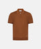Wool & Silk Knitted Polo with Zip – Ciliegio