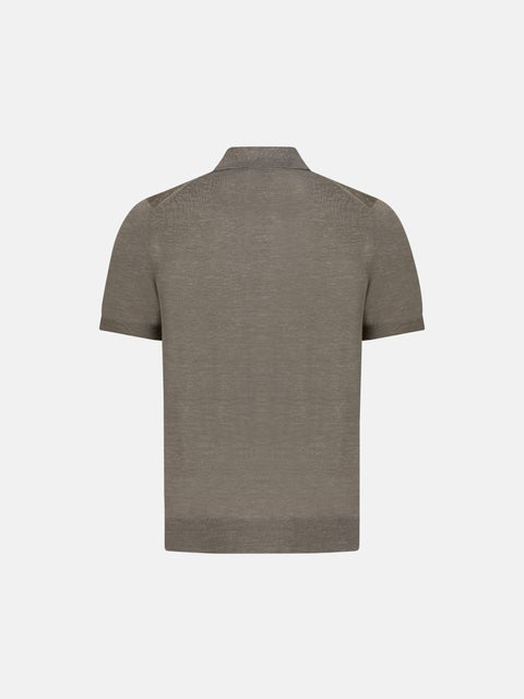 Knitted Polo in Cashmere & Silk – Duna