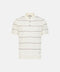 Striped Silk & Cotton Knitted Polo