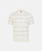 Striped Silk & Cotton Knitted Polo