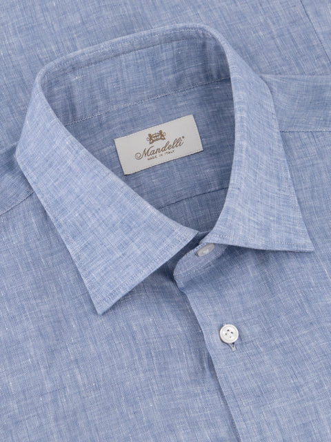 Tailor Linen Shirt- Indigo