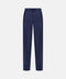 Linen Drawstring Trousers - Navy Blue