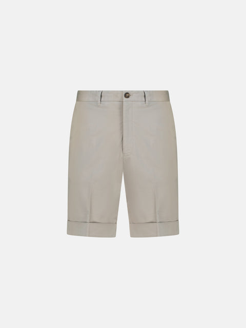 Chino Cotton Shorts - Stone
