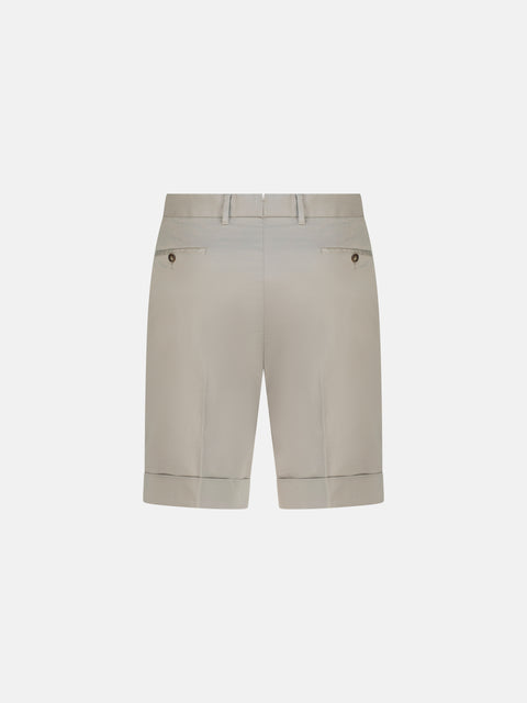 Chino Cotton Shorts - Stone