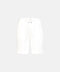 Linen Blend Bermuda Shorts - White
