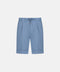 Linen Blend Bermuda Shorts - Asphalt