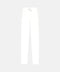 Linen Blend Drawstring Trousers - White