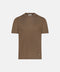 Pure Cotton Knitted T-Shirt – Marrone