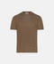 Knitted Cotton T-Shirt - Honey