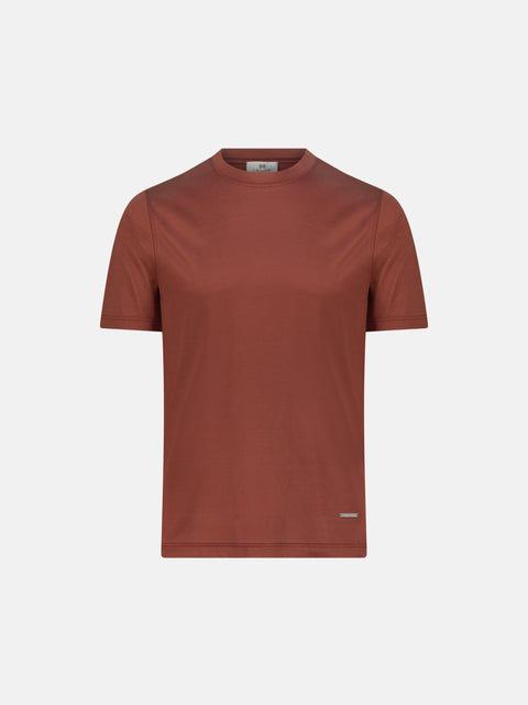 Pure Cotton Knitted T-Shirt – Cherry