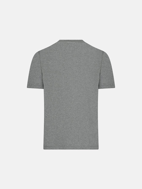 Pure Cotton Knitted T-Shirt – Silver