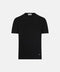 Pure Cotton Knitted T-Shirt – Black