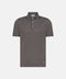 Pure Cotton Knitted Polo with Buttons – Taupe