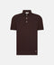 Pure Cotton Knitted Polo with Buttons – Bordeaux
