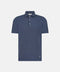Pure Cotton Knitted Polo with Buttons – Dark Blue