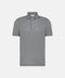Pure Cotton Knitted Polo with Buttons – Silver