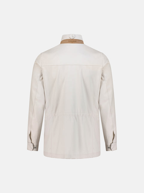 Wool 3/4 jacket- Chalk