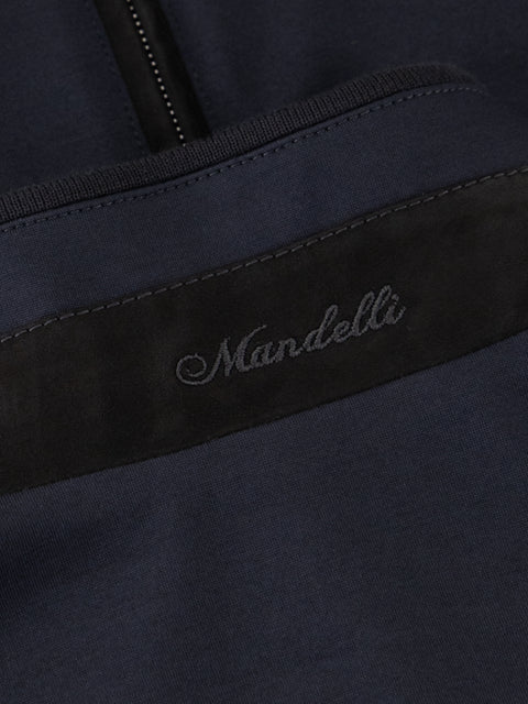 Virgin Wool Blouson- Black