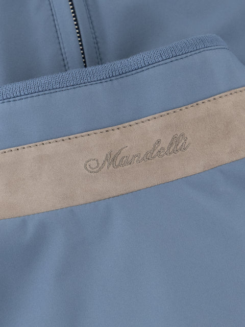 Nylon Wind Break Blouson — Indigo