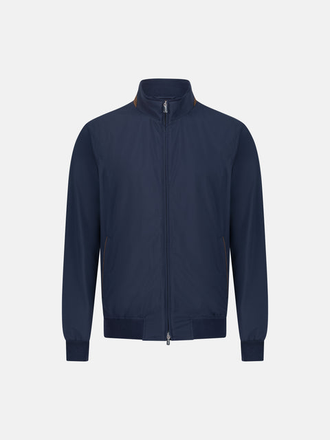 Polyester Blouson- Blue